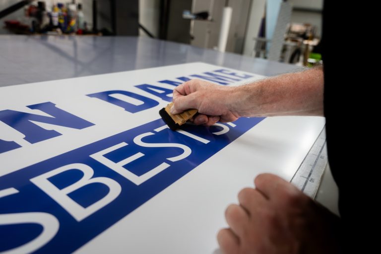 bord-belettering
